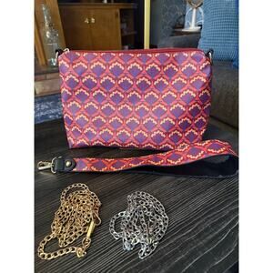 Gorgeous Patterned Bohemian Flower Crossbody With 3 Different Straps